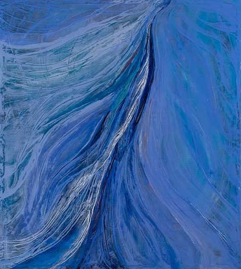 Blue Energy Field by Teresa Wicksteed